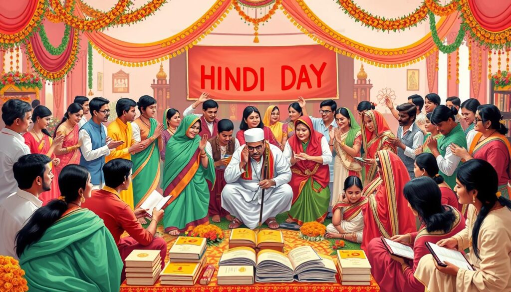 हिंदी दिवस समारोह