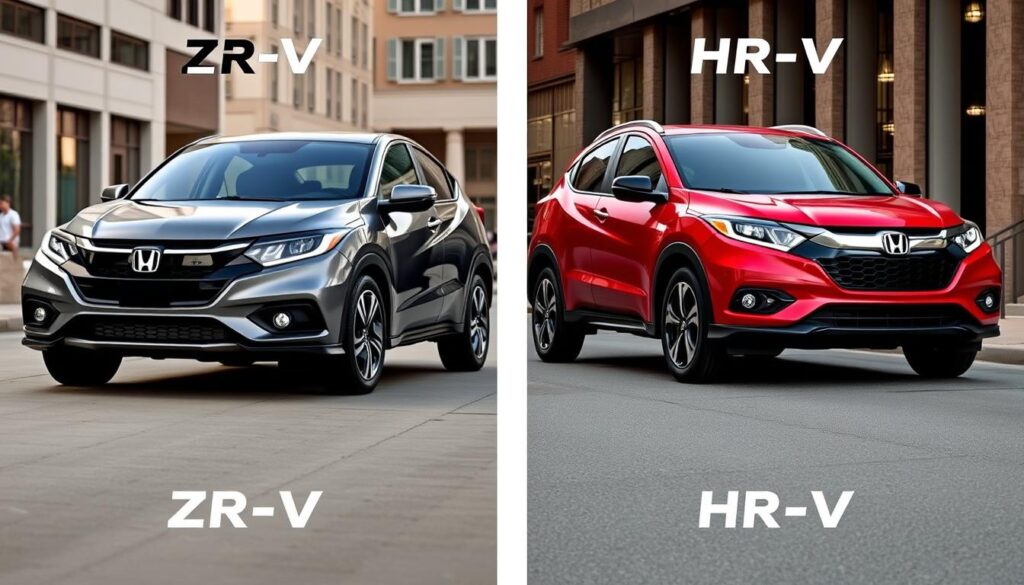 ZR-V और HR-V के बीच तुलना